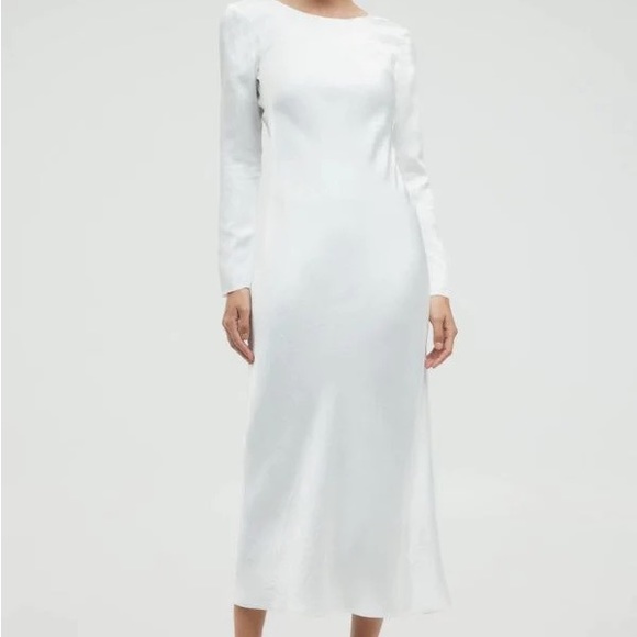 Third Form Crush Tie Back Maxi | Off White - Picture 3 of 5